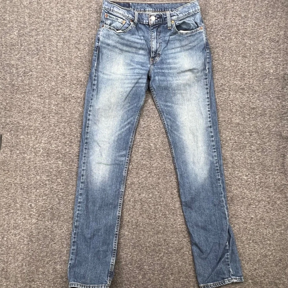 Levis 511 Slim Fit Mens Straight Relaxed Jeans 33 Medium Wash Blue‎ Denim Pants